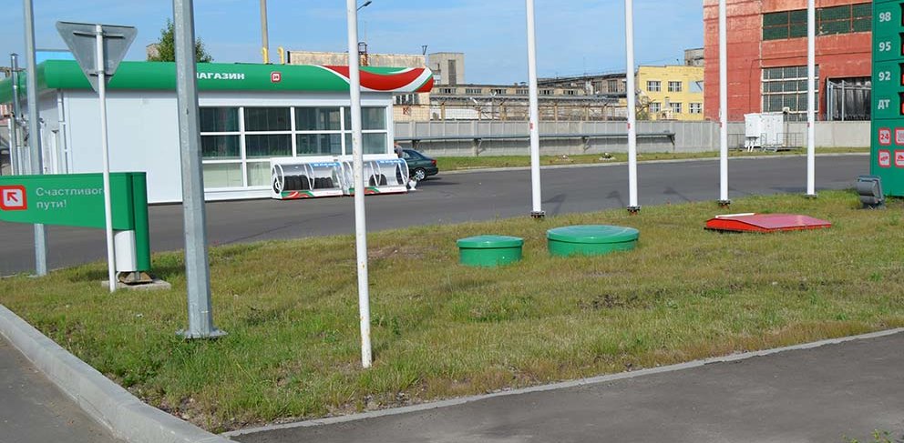 Очистные сооружения Векса 5М на заправке Татнефть